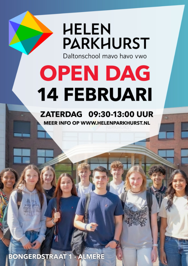 Open dag - zaterdag 14 februari 2026